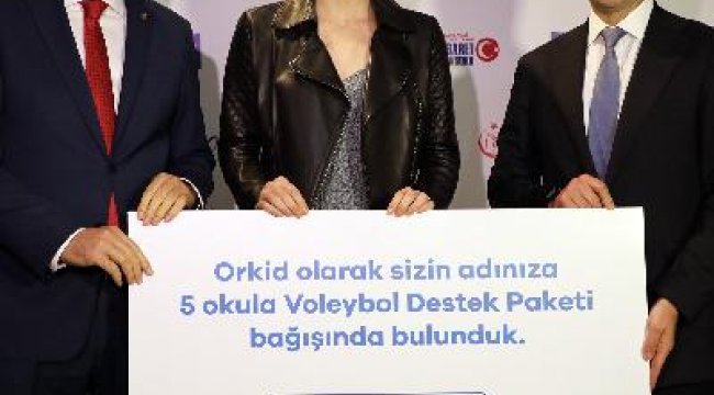 Orkid’den voleybola destek: 270 okula ekipman bağışladı