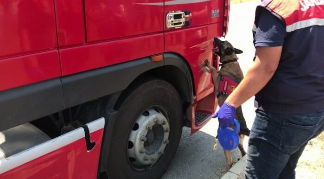 Avrupa’ya giden tıra operasyon: 102 kilo eroin ele geçirildi