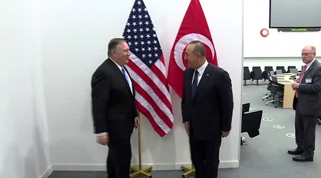 Bakan Çavuşoğlu, ABD'li mevkidaşı Pompeo ile görüştü.