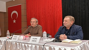 Çiğli'de yoğun ilgi gören söyleşi.