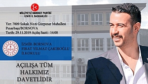 İZMİR BORNOVA FIRAT YILMAZ ÇAKIROĞLU İLKOKUL AÇILIŞINA TÜM VATANDAŞLARIMIZ DAVETLİDİR..