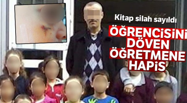 Öğrencisini kitapla yaralayan öğretmen hakkında karar!