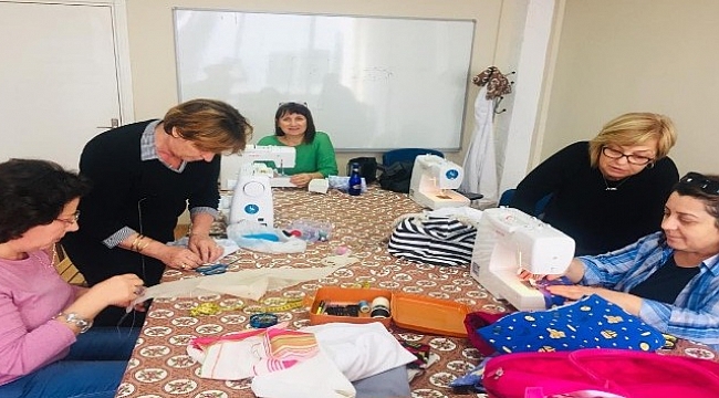 Urlalı kadınlara ekonomik hayatta destek.