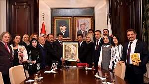 AGİSİAD ANKARA VALİMİZ VASİP ŞAHİN'İ ZİYARET ETTİ.