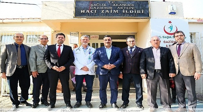 AK Partili Cemal Bekle'den şiddete uğrayan doktora ziyaret.