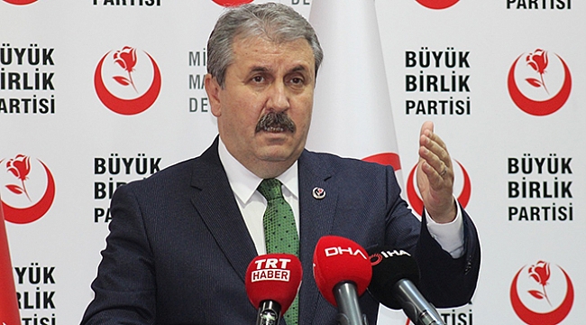 BBP Genel Başkanı Destici, asgari ücretin 2 bin 475 lira olmasını önerdi.
