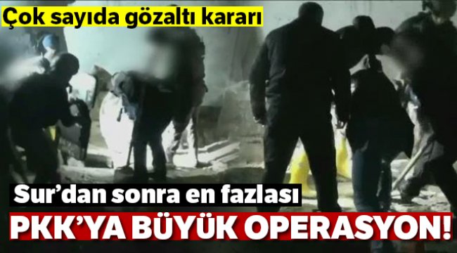 Diyarbakır'da toprağa gömülü cephanelik ele geçirildi