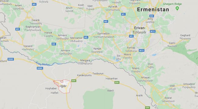 Iğdır’ı sınırında gösteren Ermenistan televizyonuna tepki