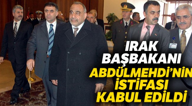 Irak Meclisi, Abdülmehdi'nin istifasını kabul etti