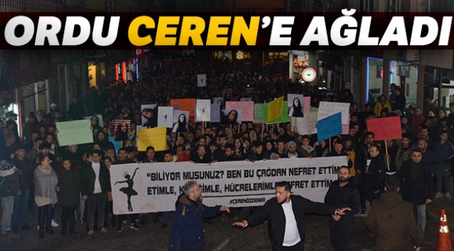 Ordu, Ceren’e ağladı