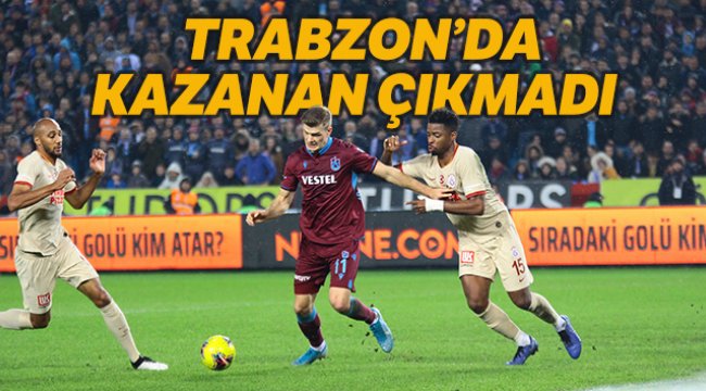ÖZET İZLE: Trabzonspor 1-1 Galatasaray Maçı Özeti ve Golleri İzle | Trabzonspor Galatasaray kaç kaç bitti?