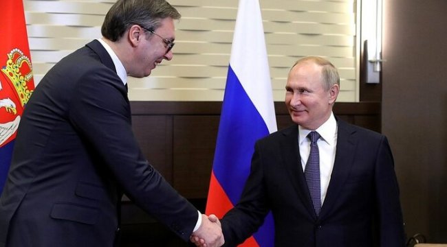 Rusya Devlet Başkanı Putin ile Sırbistan Cumhurbaşkanı Vucic görüştü