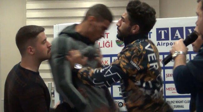 Türk ve İngiliz sporcular birbirine girdi