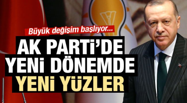 Yeni dönemde yeni yüzler