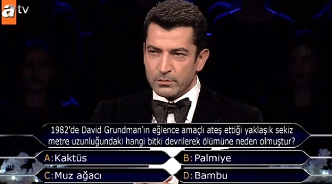 125 bin TL'li soru, Kim Milyoner Olmak İster izleyicisini ekrana kilitledi.