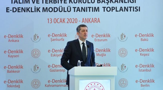 Bakan Selçuk: 81 ilde denklik işlemlerini elektronik ortamda yürüteceğiz