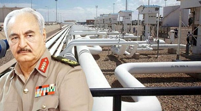 Darbeci Hafter'den bir skandal hamle daha! Libya'nın güneyindeki petrol sahası kapatıldı.