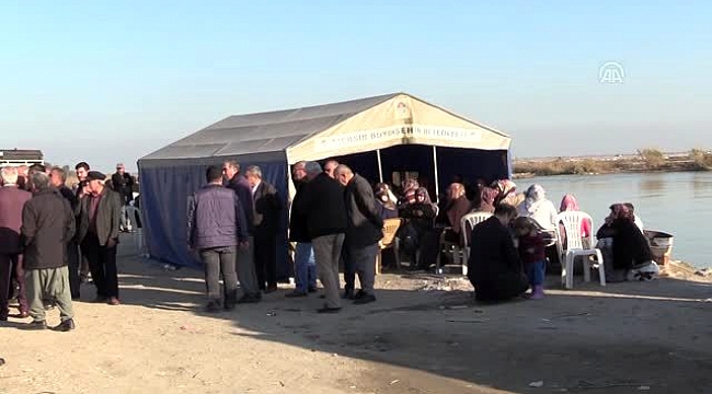 Denizde kaybolan iki bekçiyi arama çalışmaları sürüyor.