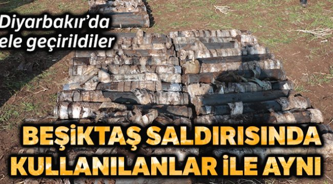 Diyarbakır’da ele geçirilen patlayıcılar Beşiktaş saldırısında kullanılanlar ile aynı çıktı