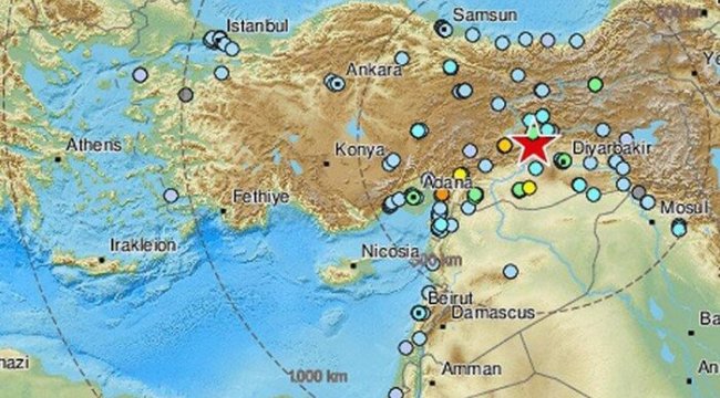 Elazı&#039;daki deprem birçok ülkede hissedildi