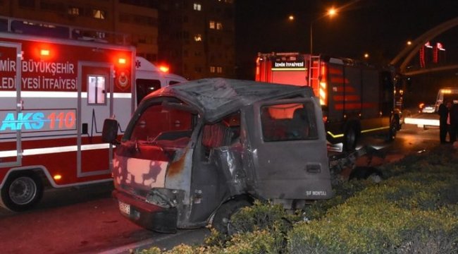 İzmir’de zincirleme kaza: 2’si ağır 3 yaralı