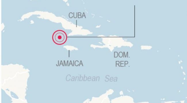 Küba ve Jamaika’da 7,7 Büyüklüğünde Deprem