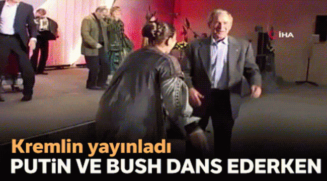 Putin ile Bush'un birlikte dans ettiği görüntüler ortaya çıktı