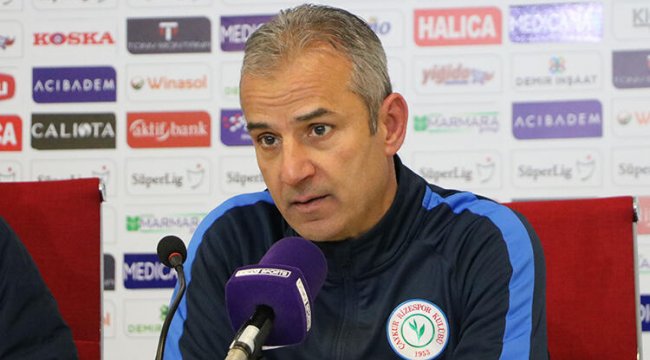 Rizespor Teknik Direktörü İsmail Kartal: Şampiyonluğa oynayanlar...