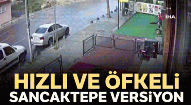 Sancaktepe’de film sahnelerini aratmayan kaza kamerada