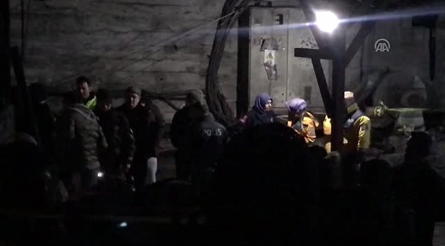 Zonguldak'ta maden ocağında göçük: 2 işçi mahsur kaldı.