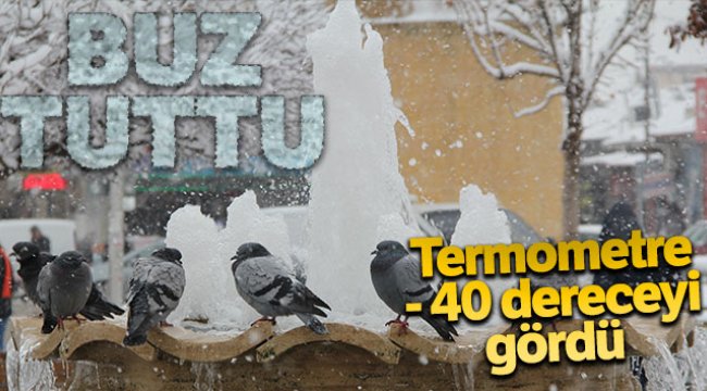 Doğu’da soğuk hava: Göle eksi 40