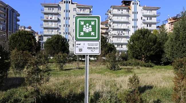 Efeler'de deprem toplanma alanları belirlendi.