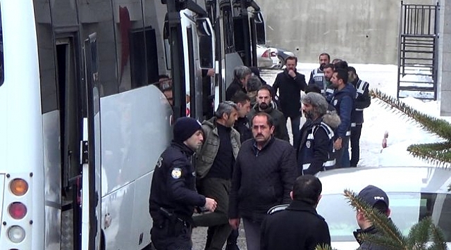 Erzurum'da FETÖ operasyonu: 17 polis memuru gözaltına alındı.
