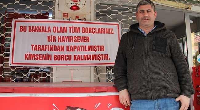 Gizemli hayırsever İzmir'de de ortaya çıktı: Tüm veresiye borçlarını ödedi.