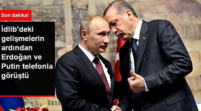 Son Dakika: Cumhurbaşkanı Erdoğan Putin'le görüştü.
