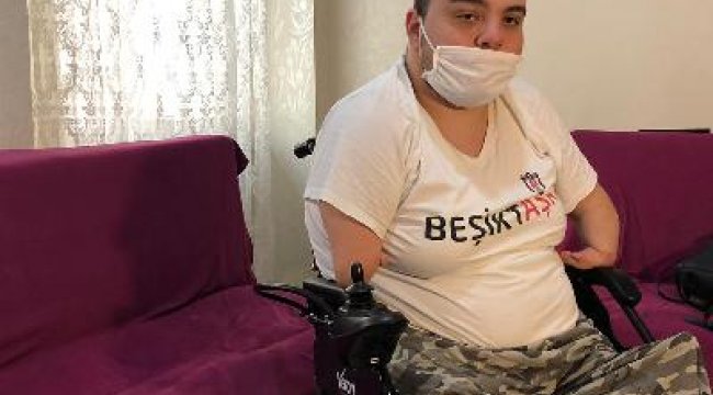 Akülü aracı çalınan gence belediye yardım eli uzattı