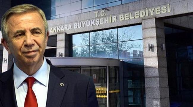 Ankara Büyükşehir Belediyesi, su faturalarını durdurdu.