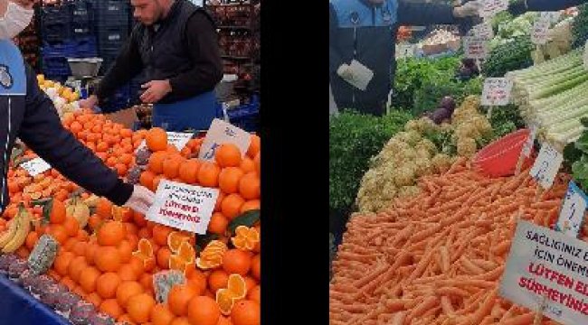 Bağcılar’da semt pazarlarına seç-al yasağıyla ilgili gerekli uyarılar yapıldı