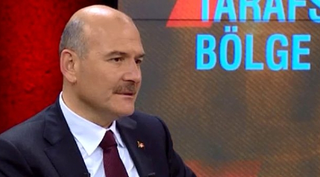 Bakan Soylu: Suriye'de, Türkiye'nin bütün şehirlerini patlatabilecek bir maddeyi tespit edip engelledik.