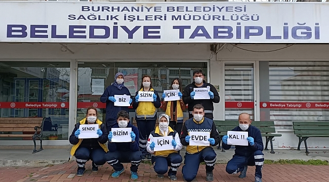 BELEDİYE SAĞLIK EKİPLERİNDEN FARKINDALIK MESAJI.