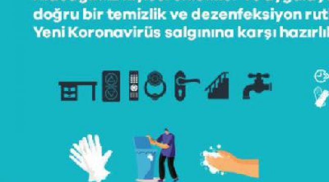Beşiktaş Belediyesi bireysel dezenfekte rehberi yayınladı