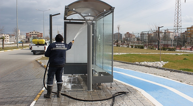 BURHANİYE CORONA ÖNLEMLERİNİ ALMAYA BAŞLADI.