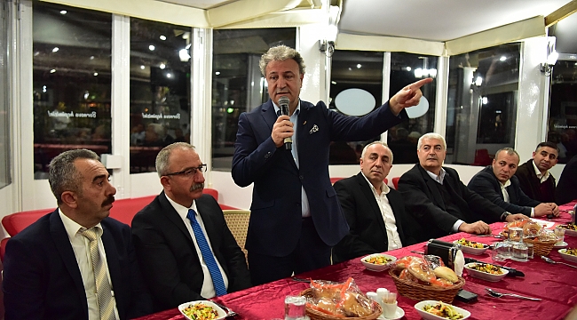 Canlar sofrası Başkan İduğ, Alevi dernekleriyle buluştu.
