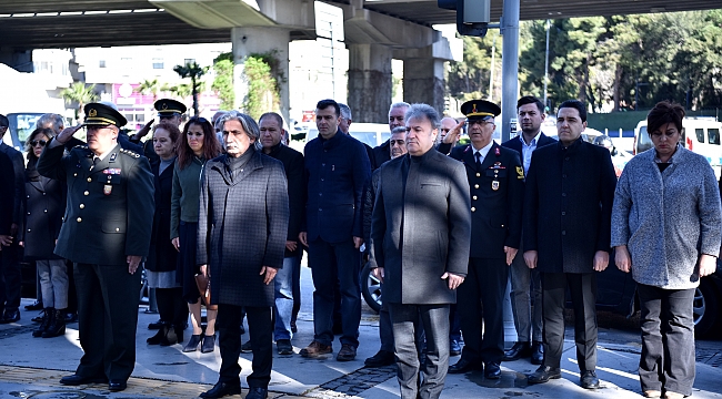 Corona’ya rağmen 18 Mart Bornova’da Çanakkale Şehitleri resmi törenle anıldı.