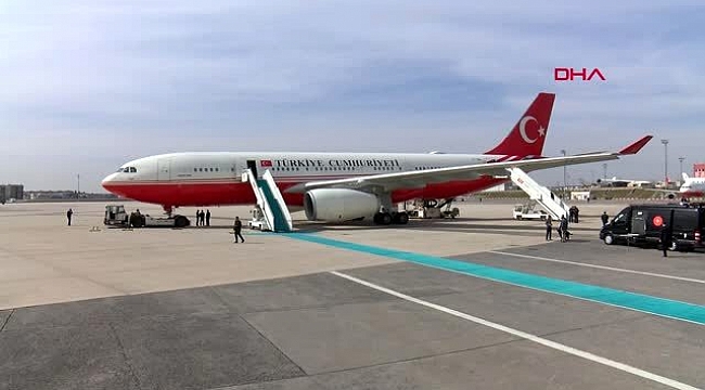 CUMHURBAŞKANI ERDOĞAN BRÜKSEL'E GİTTİ.