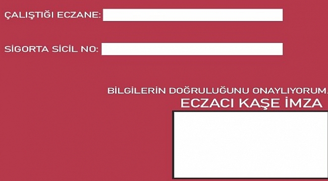 Eczacı ve eczane çalışanlarına ücretsiz ulaşım.