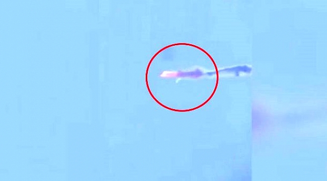 Esed Rejimi'ne ait SU-24 tipi savaş uçağının düşürülme anına ait görüntüler ortaya çıktı.