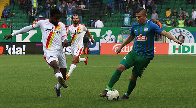 Göztepe ve Rizespor 14. randevuda.