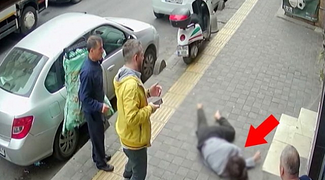 İkinci kattan düşen 16 yaşındaki genç kızın feci ölümü kamerada!