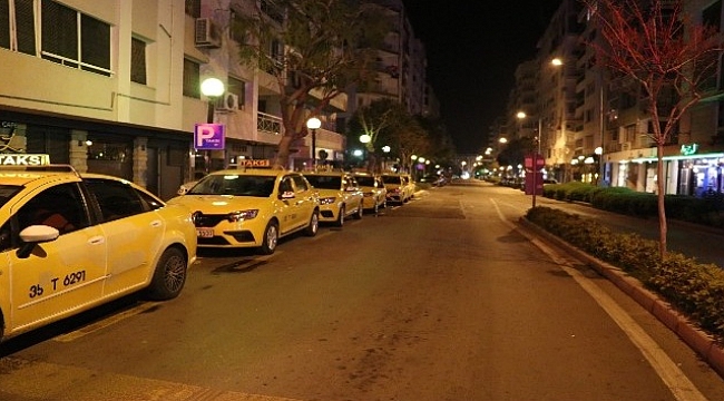 İzmir'de taksicilerin trafiğe çıkışı sınırlandırıldı.